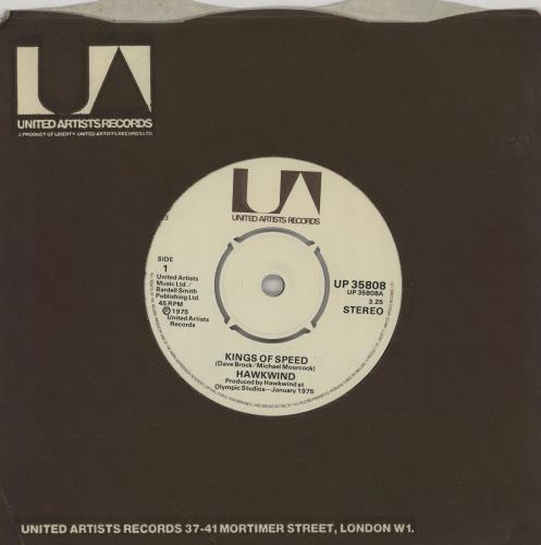 Hawkwind Kings Of Speed + Postcard UK 7